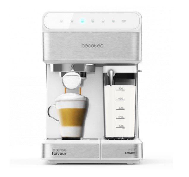 CAFETERA ESPRESSO CAPUCCINO Y BEBIDAS CALIENTES 20 BARES 1350W POWER  INSTANT-CCINO 20 TOUCH SERIE BIANCA CUMBIA CECOTEC 01557 |  ComercialAtalaya.com