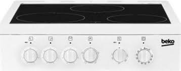 COCINA ELECTRICA VITROCERAMICA BEKO 3 FUEGOS 50CM BLANCA CSS 48100 GW |  ComercialAtalaya.com