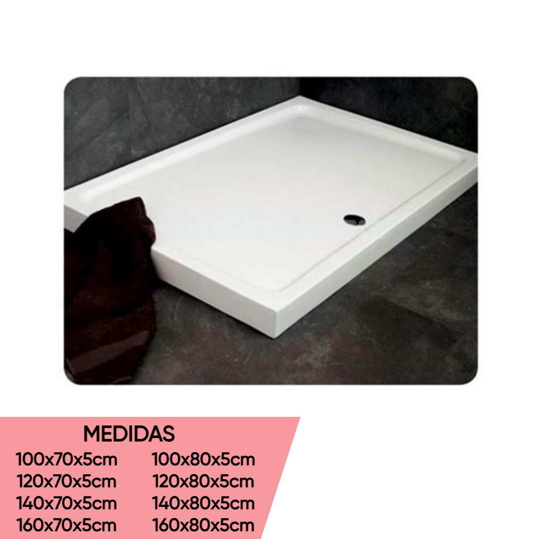 Plato de Ducha rectangular 120x80