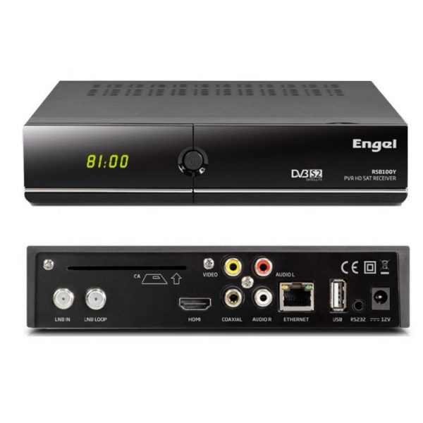 RECEPTOR TV SATELITE HD PVR CON WIFI ENGEL RS8100Y - Imagen 3