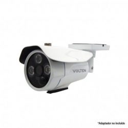 CAMARA DE SEGURIDAD AHD CCTV TIPO BULLET ALARM 2MP ALUMINIO VOLTEN VL1033