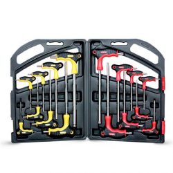 JUEGO 16 PCS LLAVES EN T ALLEN Y TORX PAMACON PM1047
