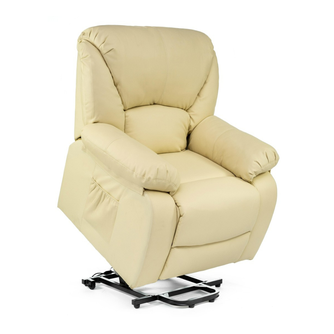 SILLON CHAMONIX LEVANTAPERSONA Y MASAJE RECLINABLE CALOR LUMBAR BEIGE ECO-DE ECO-8590UP SILLONES LEVANTAPERSONAS SILLON LEVANTAPERSONA SILLON DE MASAJE SILLONES PARA MASAJES