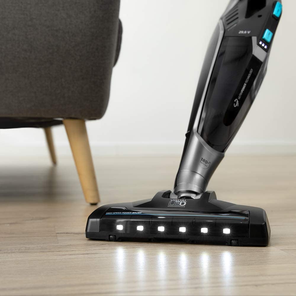 Cecotec Aspirador Escoba sin Cable Conga Rockstar 1500 X-Treme ErgoFlex.  Motor Digital, 3 en 1, 680 W, 26 kPa, Modo Automático, Tubo Flexible, 90  Minutos de Autonomía, Kit de Accesorios – Aspiradoras Es