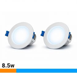 FOCOS DE TECHO LED KIT2 EMPOTRABLES 8.5W LUZ FRIA AIRMEC AM131057