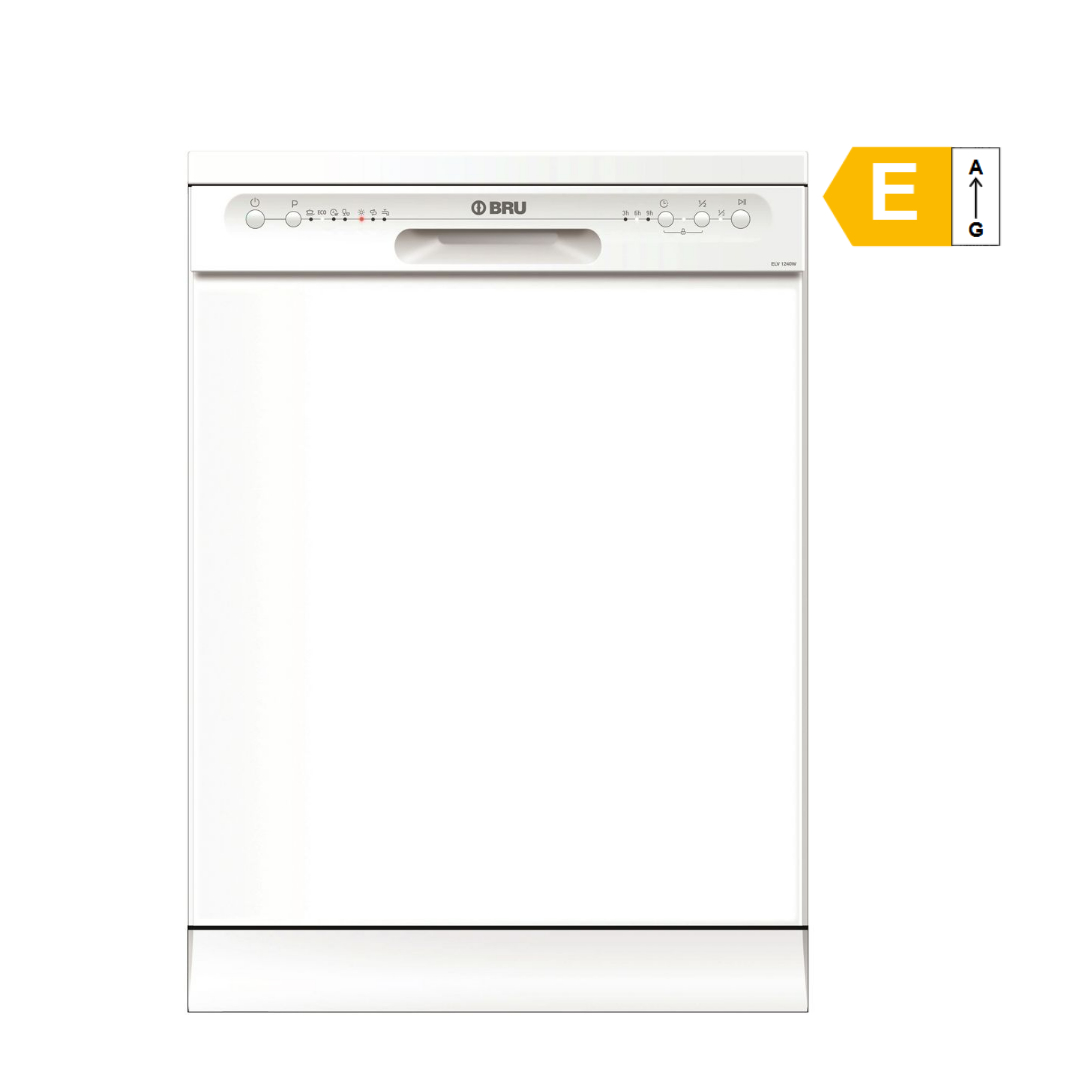 LAVAVAJILLAS BRU 60CM BLANCA BRU ELV 1241 W