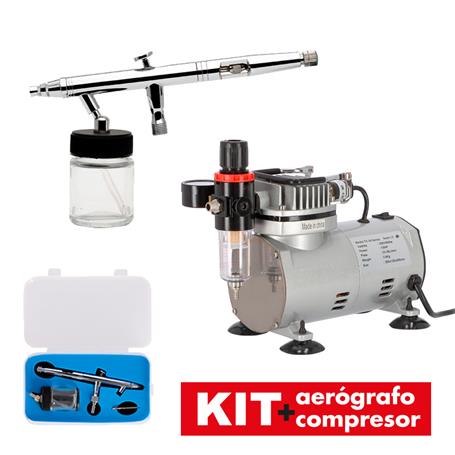 1 Set Kit Aerografo Con Compressore Pistola Aerografo - Temu Switzerland