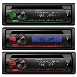 caraudio24 Pioneer MVH-S310BT Bluetooth AUX MP3 USB Autoradio für BMW 1er E87 3er E90-3 X1 E84 Z4 E89 