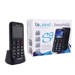 TELEFONO MOVIL SENIOR S9 NEGRO + ESTACION CARGA BIWOND 53598 TELEFONOS MOVILES MOVILES BASICO MOVIL BASICO