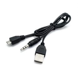 CABLE USB - JACK 3.5MM - MICRO USB 50CM CROMAD CR0709 CABLES USB PARA BARRAS DE SONIDOS