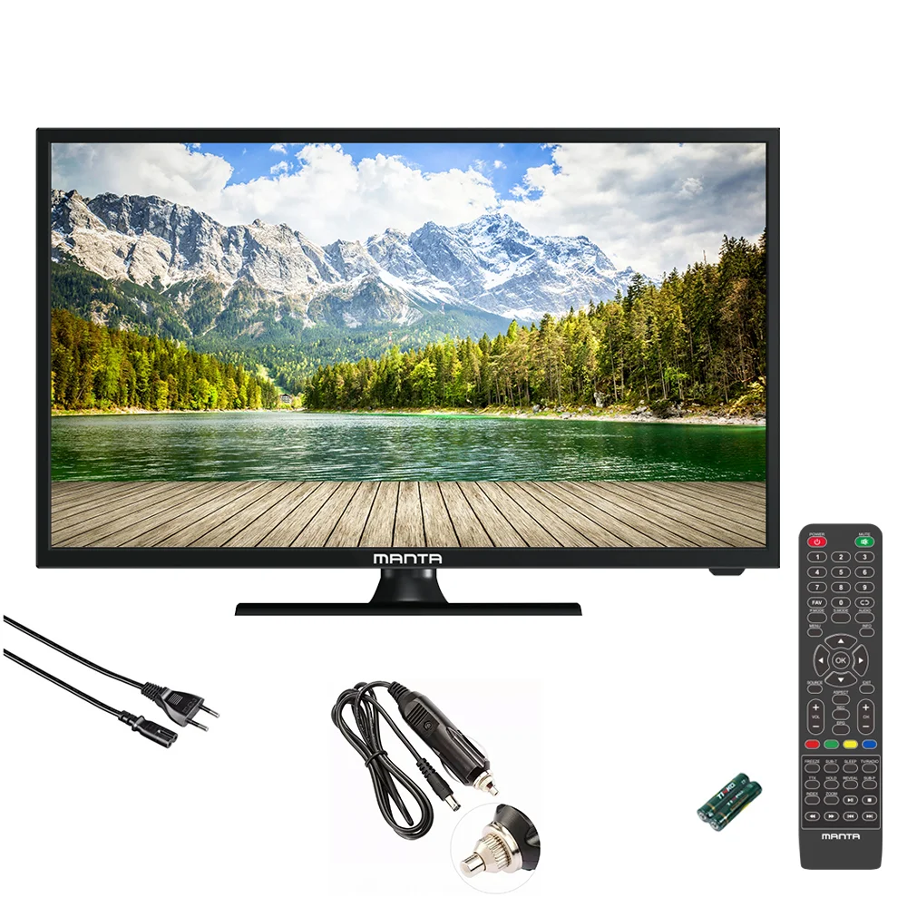 TV LED 19 HD HDMI USB ALTAVOCES 2X8W 220V/12V MANTA Autocar