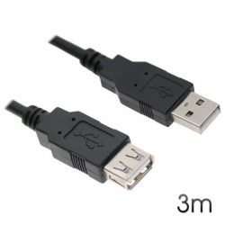 CABLE USB 2.0 EXTENSION 3M AM-AF CROMAD CR0129 CABLES USB CABLEADO INFORMATICA