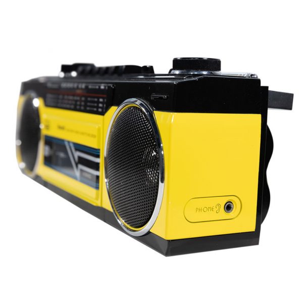 RADIO CASETTE BLUETOOTH USB GRABADOR AMARILLA TREVI RR501BTYE - Imagen 4
