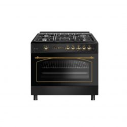 COCINA DE GAS 5 ZONAS 90CM NEGRA JOHNSON COCI90BRN