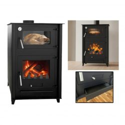 ESTUFA LEÑA ETNA CON HORNO ECODISEÑO-PR40 644302
