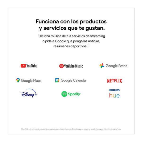 PANTALLA INTELIGENTE CON ASISTENTE GOOGLE 2GEN 7" NEST HUB GUIK2 - Imagen 4