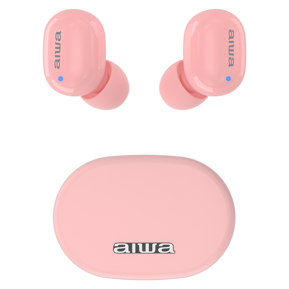 AURICULAR INALAMBRICO WIRELESS ROSA AIWA EBTW150PK - Imagen 3