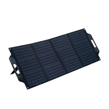 AFERIY Paneles solares portátiles de 100 vatios para generador solar con  soporte, cargador solar monocelular plegable con salidas USB DC para cámara
