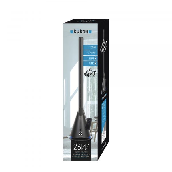 VENTILADOR SIN ASPAS COLUMNA 26W KÜKEN 36808 - Imagen 4