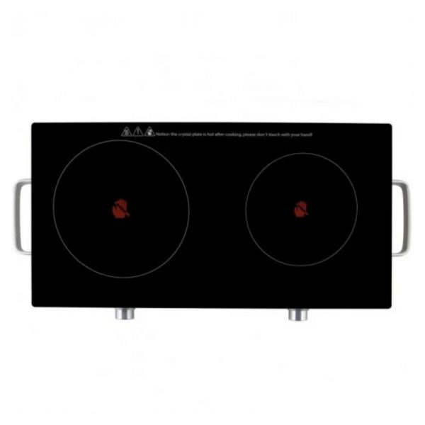 PLACA VITRO PORTATIL INOX 2F (1800+1000W) ORBEGOZO PCE6000 - Imagen 3