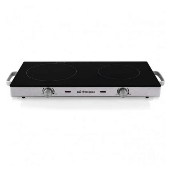PLACA VITRO PORTATIL INOX 2F (1800+1000W) ORBEGOZO PCE6000 - Imagen 4