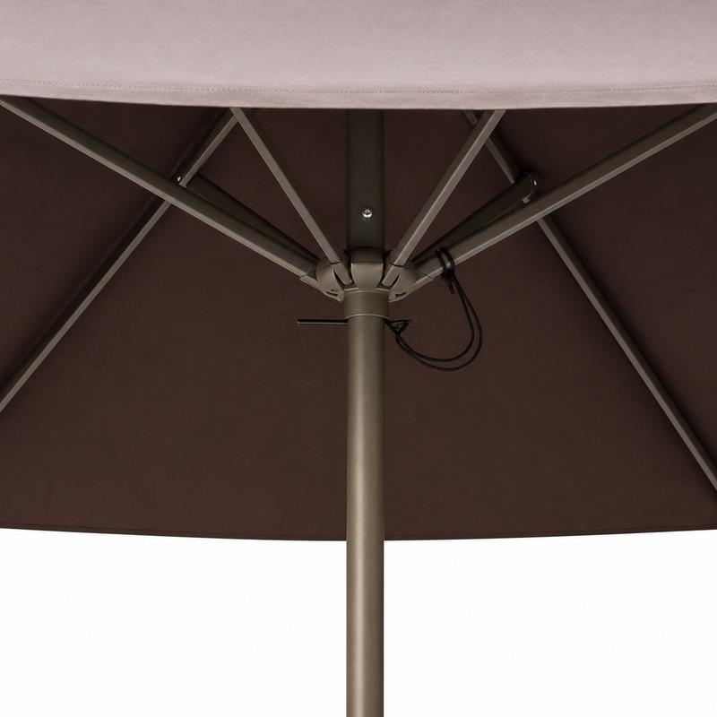 SOMBRILLA PARASOL ACERO MARRON 2.10 METROS DONNA GARDEN DG1325 - Imagen 4
