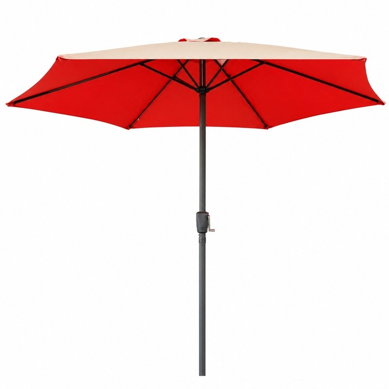 SOMBRILLA PARASOL ALUMINIO TERRACOTA 3 METROS DONNA GARDEN DG1328 - Imagen 2