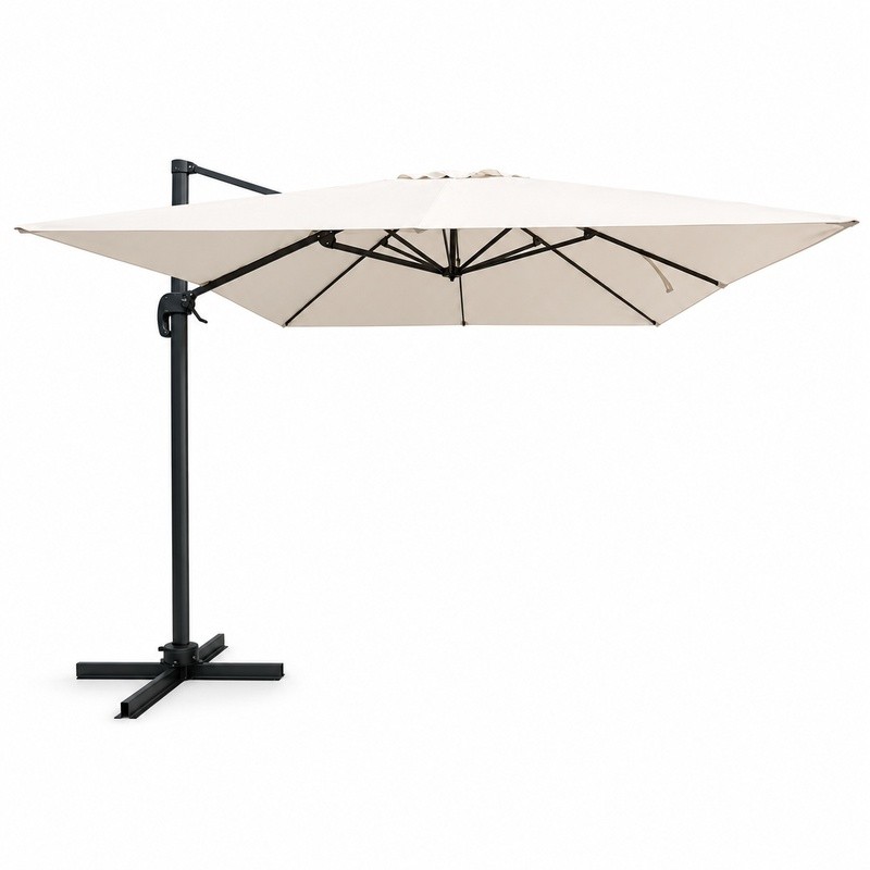 SOMBRILLA PARASOL COLGANTE BEIGE 3X3.5 METROS DONNA GARDEN DG1331 - Imagen 2