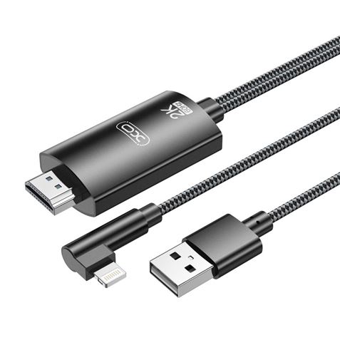 CABLE LIGHTNING A HDMI 1080P HD GB008 XO XOGB008 CABLES IPHONE IPHONES APPLE CABLES HDMI CABLS USB