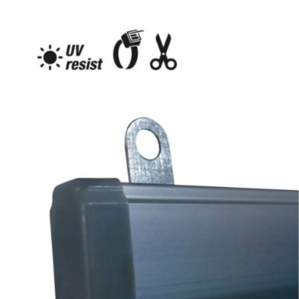 CORTINAS DE PLASTICO PERLAS BLANCA CAMPER EDM 75964BLANCA - Imagen 2