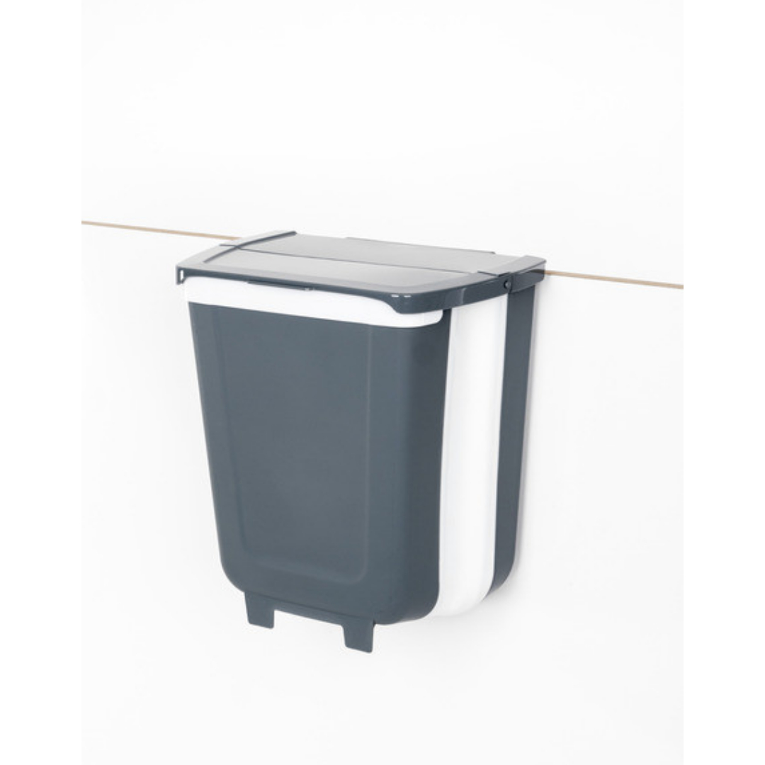  TOMYEUS Cubo de basura plegable multiusos para baño, pequeño  cubo de basura plegable para cocina, para oficina, escuela, cubos de basura  portátiles (tamaño : 6L) : Hogar y Cocina