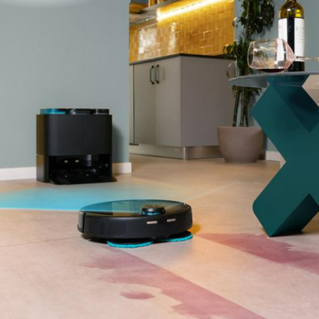 Cecotec Conga 11090 Spin Revolution Home&Wash Floor Mop Vacuum Cleaner  Robot Grey