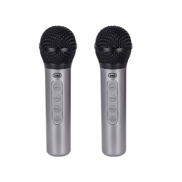 PACK 2 MICROFONOS INALAMBRICOS+RECEPTOR TREVI EM415R - Imagen 2