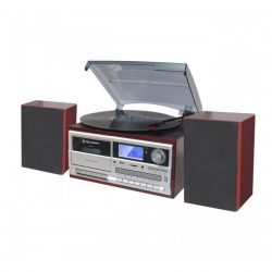 Lauson Ivx22 Tocadiscos Clásico De Madera Cd Radio Grabación con Ofertas en  Carrefour