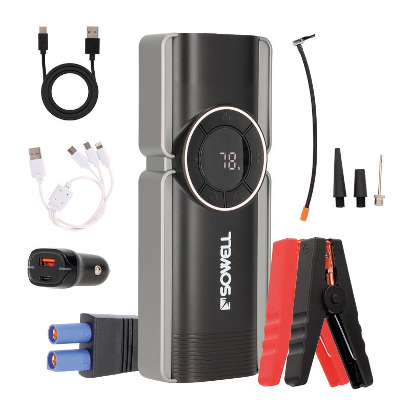 ARRANCADOR BATERIAS 10.000MAH CON COMPRESOR SOWELL SW1172 - Imagen 6