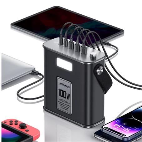 POWERBANK 130W-80000MAH NEGRO USAMS USCD196BK - Imagen 3