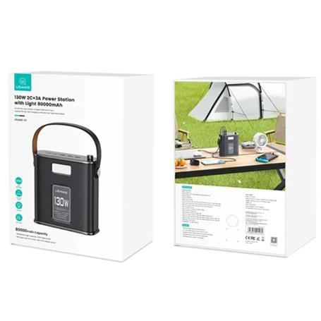 POWERBANK 130W-80000MAH NEGRO USAMS USCD196BK - Imagen 4