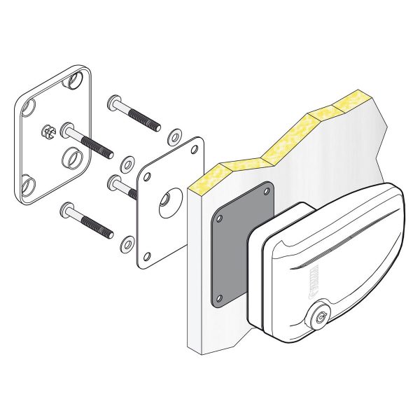 CERRADURAS SAFE DOOR BLANCA FIAMMA 150338 - Imagen 2
