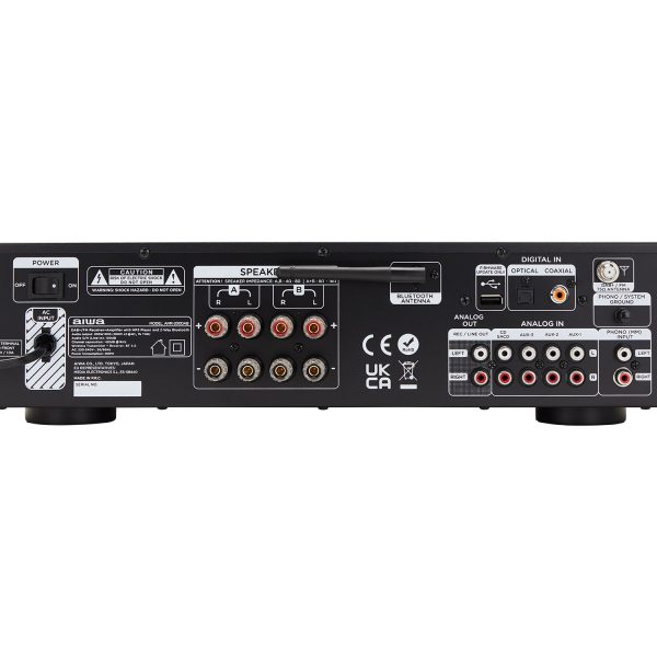 AMPLIFICADOR ESTEREO BLUETOOTH NEGRO AIWA AIWAMR200DABN - Imagen 4
