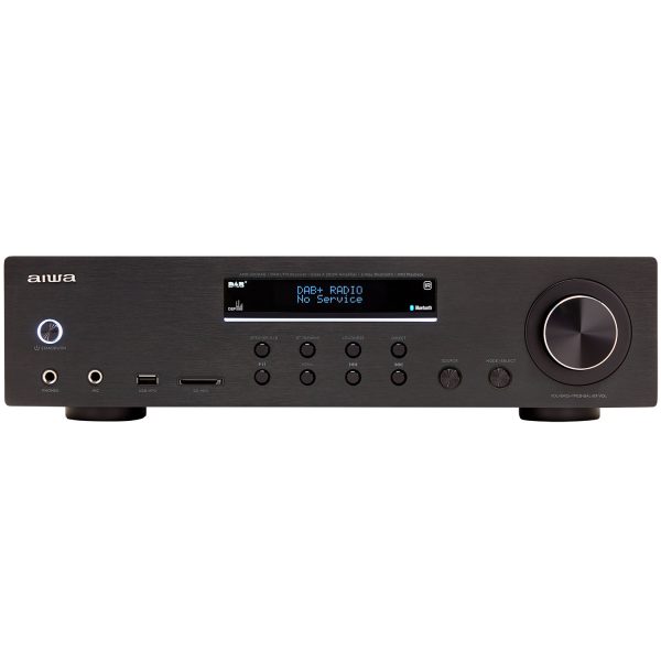 AMPLIFICADOR ESTEREO BLUETOOTH NEGRO AIWA AIWAMR200DABN