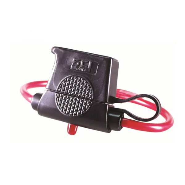 PORTAFUSIBLE PLANO 25A NEGRO 230379