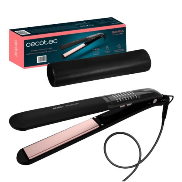 PLANCHA DE PELO TITANIO BAMBA RITUALCARE 1200 CECOTEC 03405
