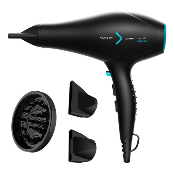SECADOR DE PELO IONICO BAMBA IONICARE 5350 POWERSHINE CECOTEC 04204