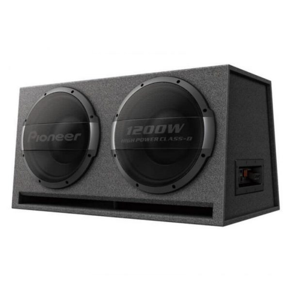 SUBWOOFER CON REFLEJO DE GRAVES Y AMPLIFICADOR 3000W PIONEER TSWX1220AH