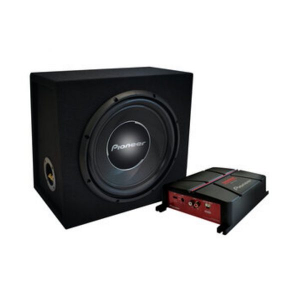 SUBWOOFER Y AMPLIFICADOR PUENTEABLE DE 2 CANALES PIONEER PIGXT3730BSET SUBWOOFERS APLIFICADORES
