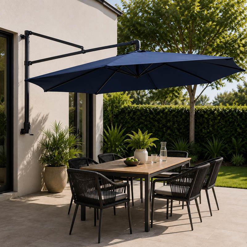 PARASOL DE PARED AZUL 3 METROS DONNA GARDEN DG1379 - Imagen 6