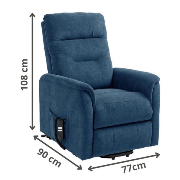 SILLON LEVANTAPERSONAS AZUL POWER LIFT 1 MOTOR ARGOS MGARGPL1004 - Imagen 2