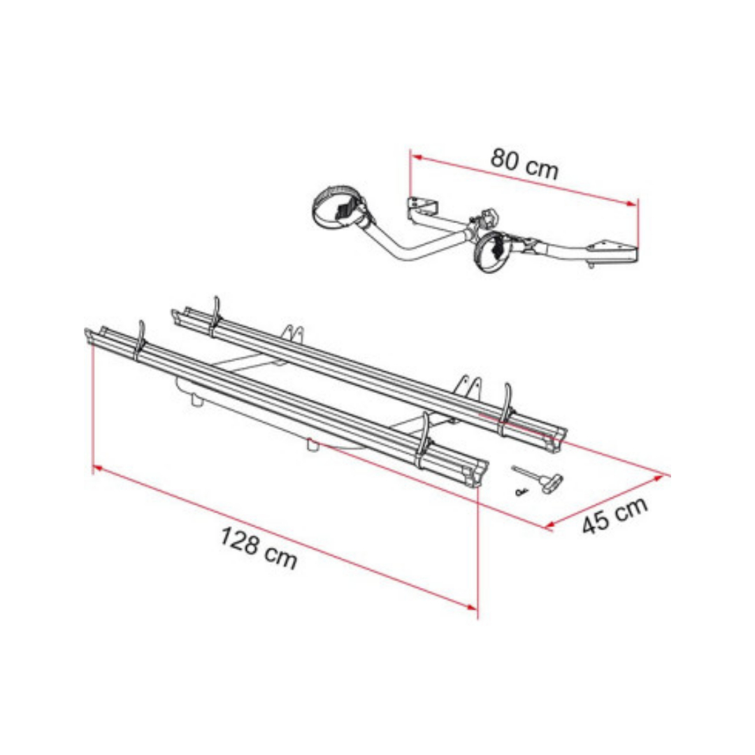 CARRY-BIKE GARAGE CARAVANA STANDARD FIAMMA 270601 - Imagen 2