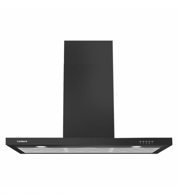 CAMPANA DECORATIVA DE PARED NEGRA CORBERO VOSTOK960B
