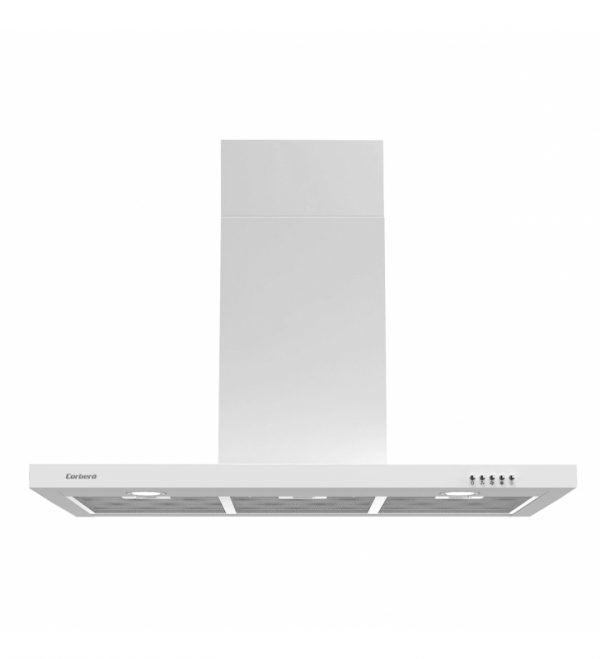 CAMPANA DECORATIVA DE PARED BLANCA CORBERO VOSTOK960W